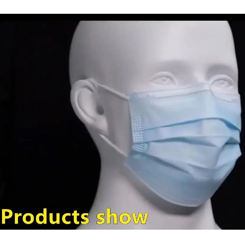 Китайски за еднократна употреба 3 Ply Solep Медицински хирургични маски за лице