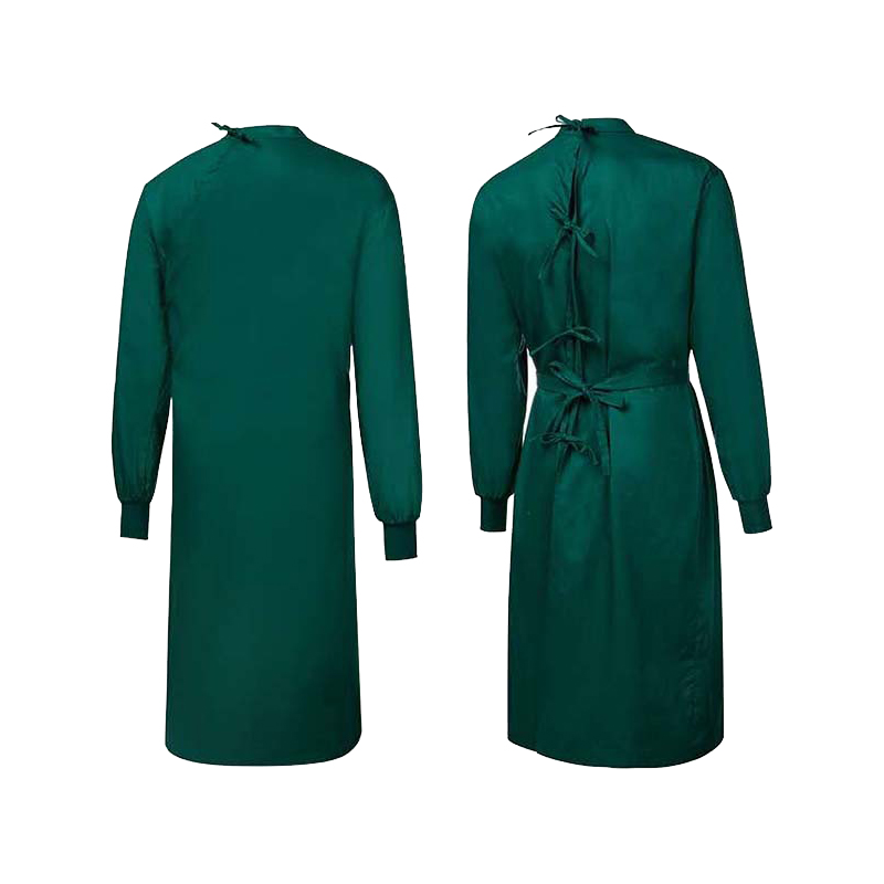 Фабрична продажба памук тъмно зелени хирургически рокли